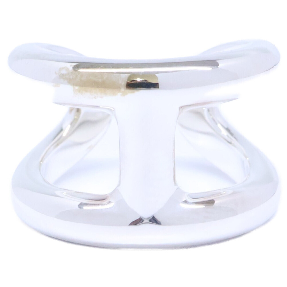 HERMES Osmo's GM Ring, 2025 Model, Ag925, Size 59, Silver, Men's